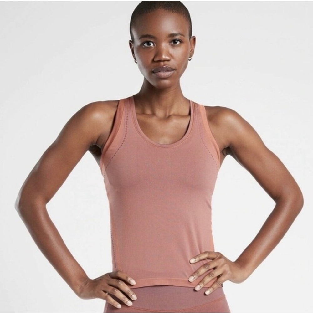Athleta X Allyson Felix Small Seamless Racerback Tank Top Athleisure  Workout